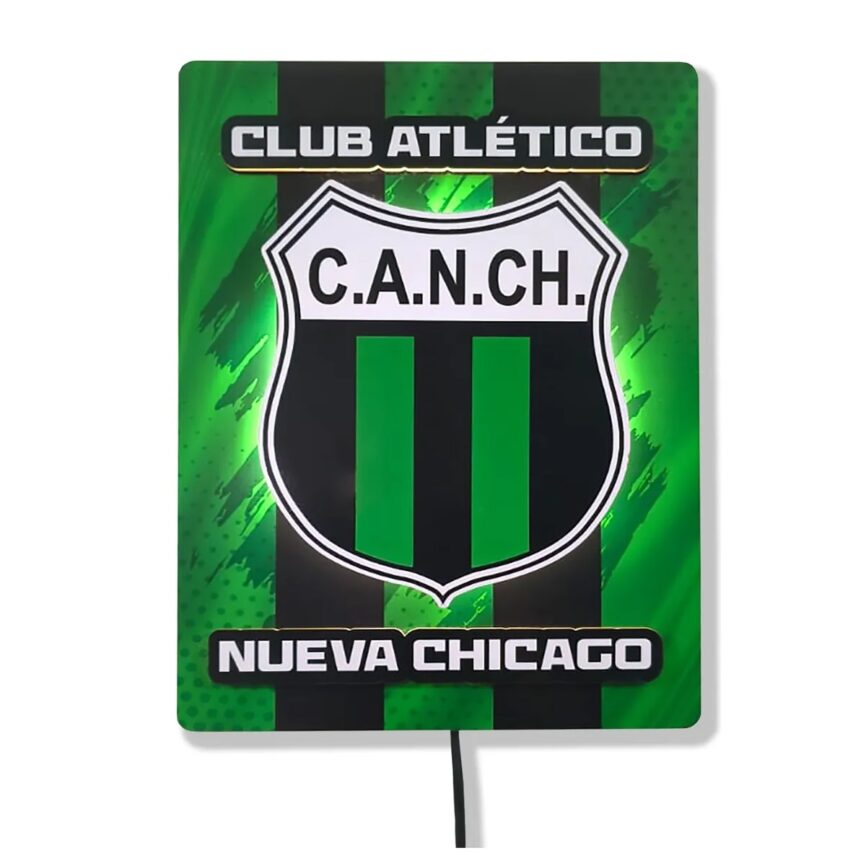 Cuadro De Futbol Con Luz De Chicago Chicago